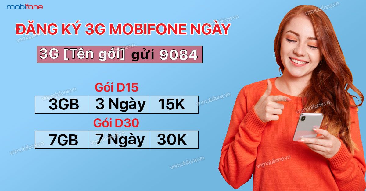 Cách đăng ký 3G Mobifone tháng , ngày đơn giản nhất 2024
