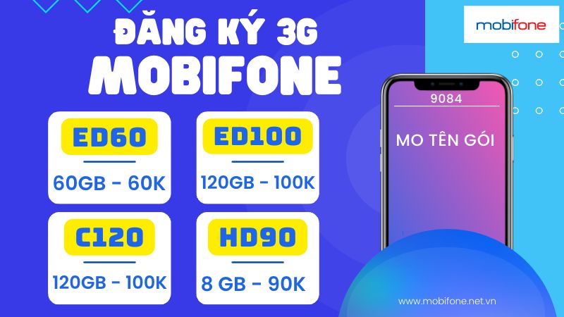 Đăng ký gói 3G Mobifone giá bao nhiêu