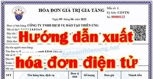 Lưu ý khi xuất hóa đơn điện tử