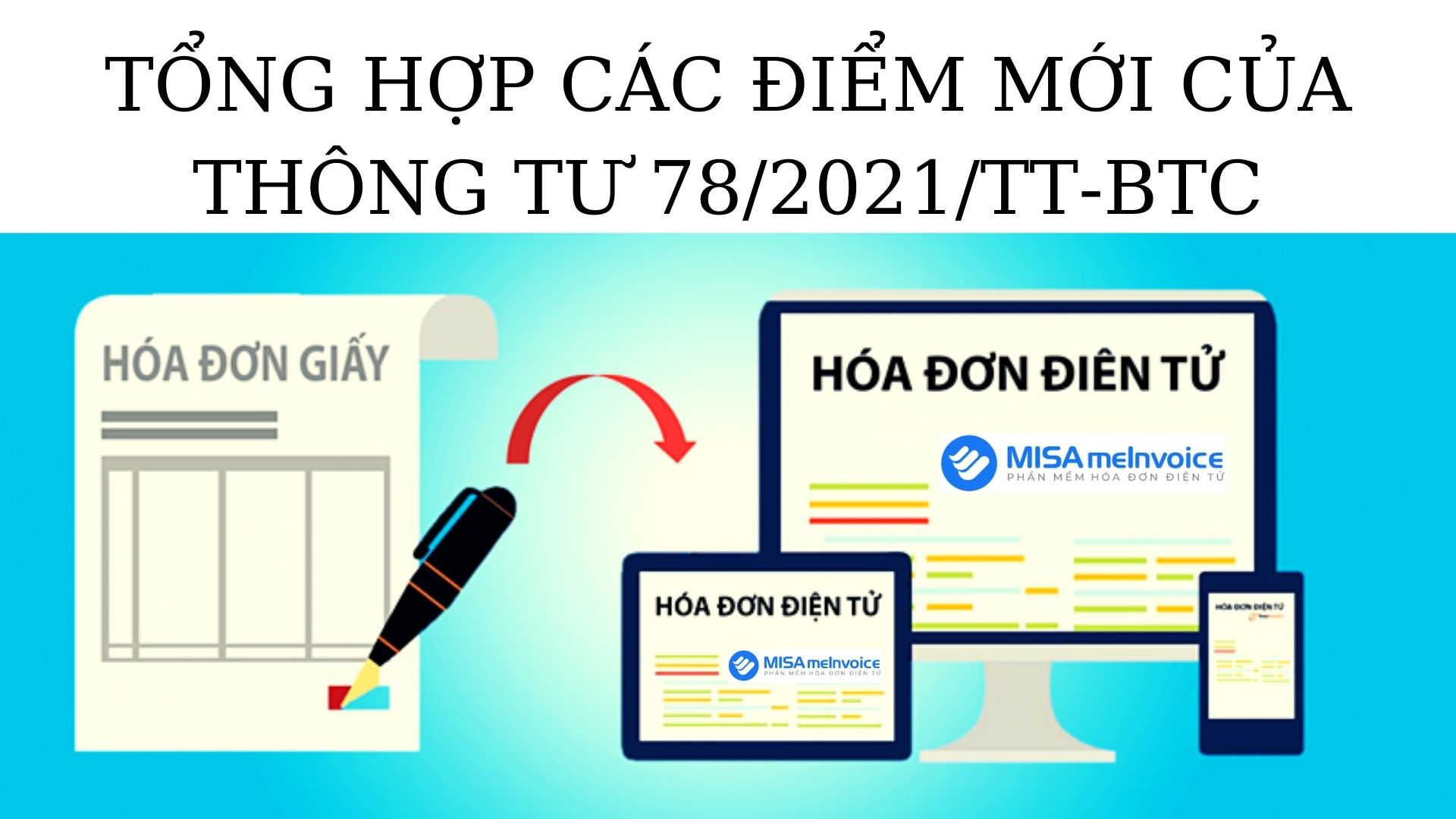 Thông tư 78 về hóa đơn điện tử