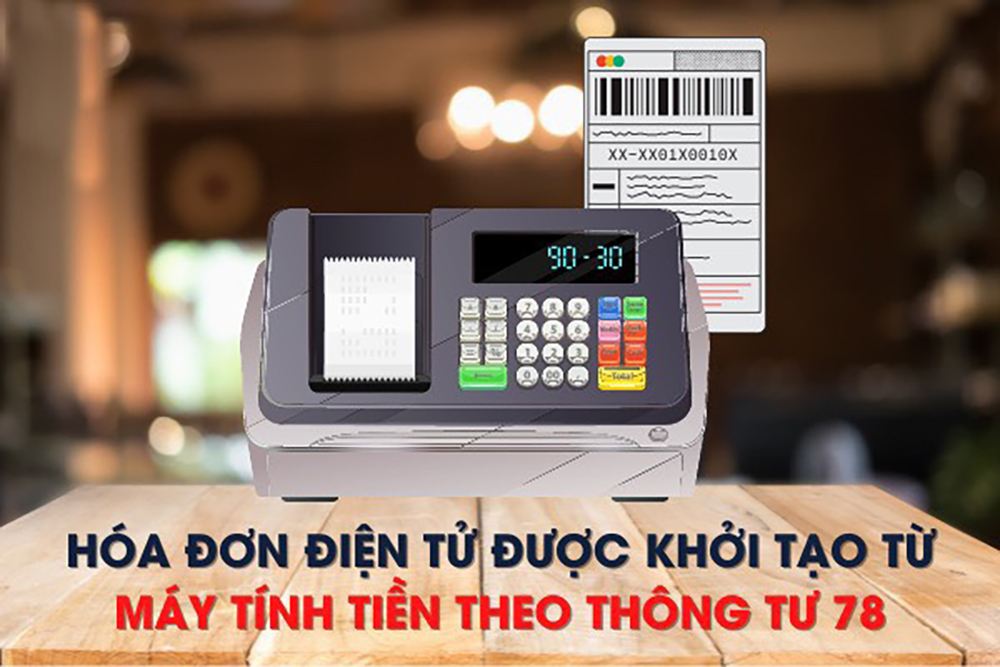 hóa đơn điện tử khởi tạo từ máy tính tiền