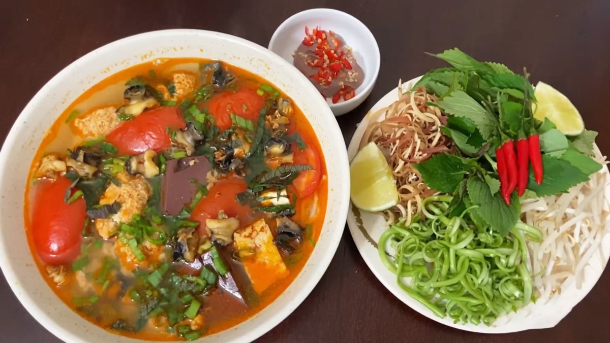 Cách nấu bún riêu cua