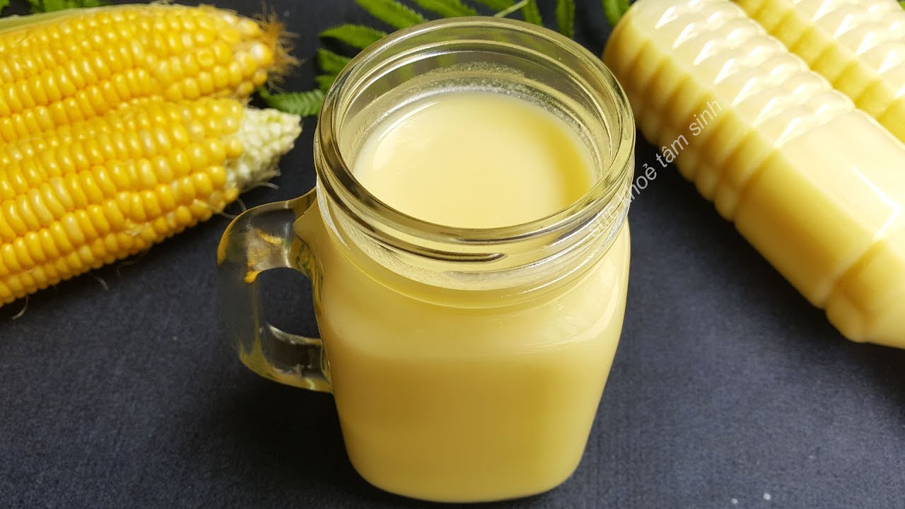cách nấu sữa bắp