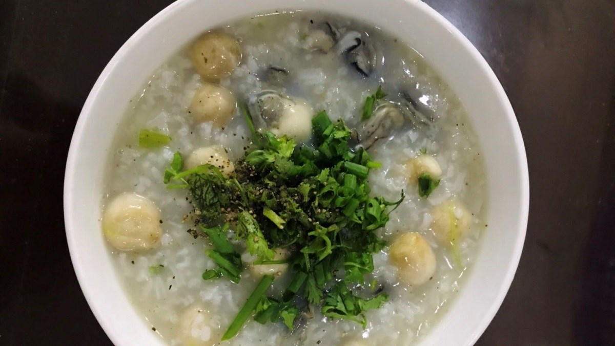 cách nấu cháo hàu