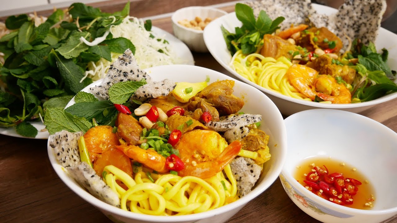 cách nấu mì quảng