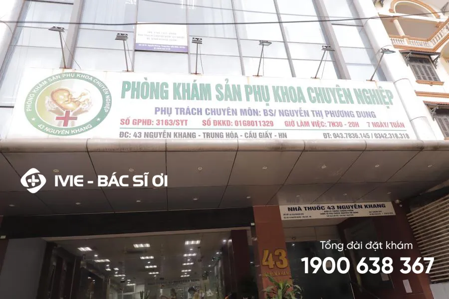 Phòng khám sản phụ khoa Cầu Giấy Hà Nội