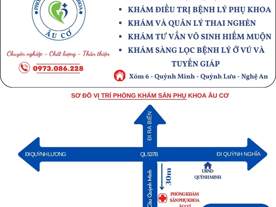 phòng khám sản phụ khoa Âu Cơ