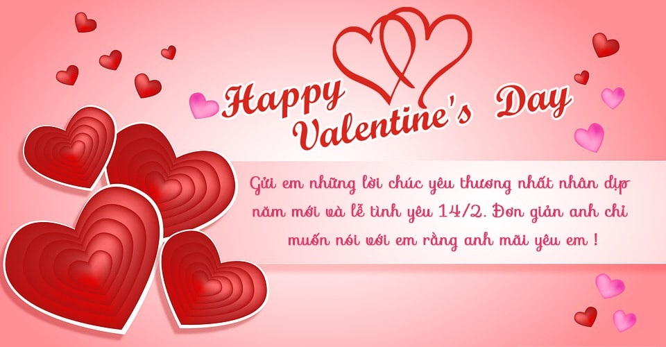 lời chúc ngày valentine