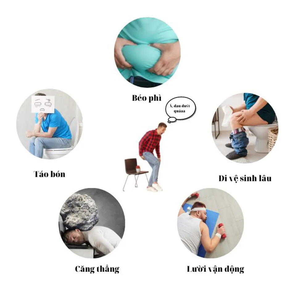 Nguyên nhân dẫn đến trĩ ngoại nhẹ