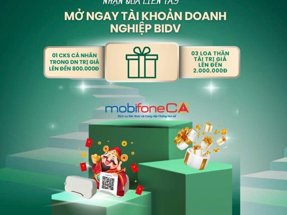 Ưu đãi đặc biệt cho doanh nghiệp lần đầu mở tải khoản BIDV