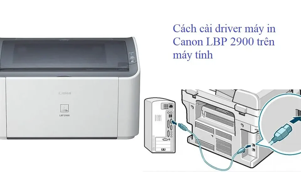 cách cài đặt máy in canon 2900