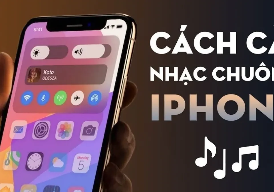 cách cài nhạc chuông cho iphone