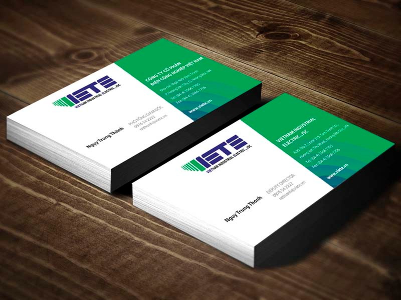 Nên chọn card visit 2 mặt khi